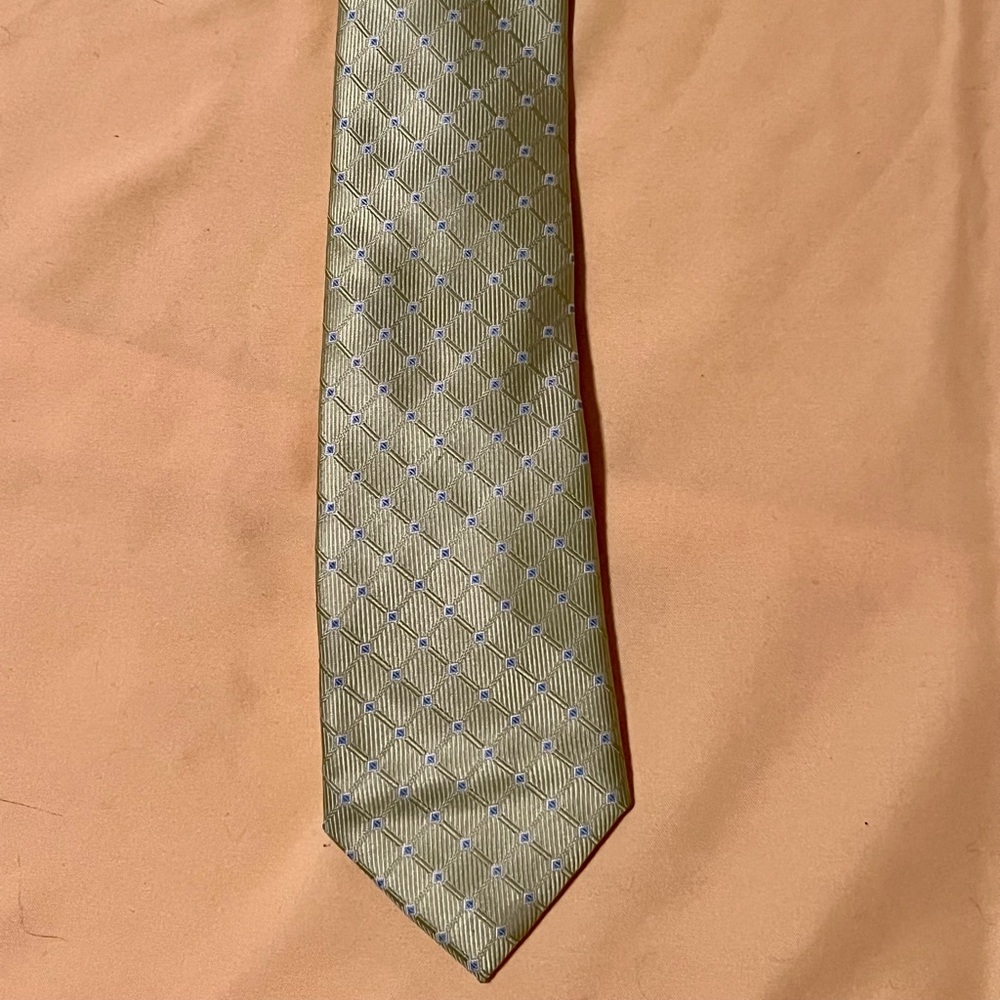 EUC Laurant Bennett Green and Blue Necktie 👔